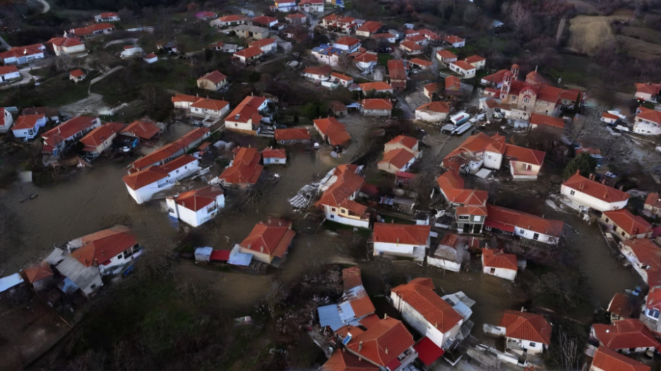 Town after a flood with diffusion models, ATOS Spain