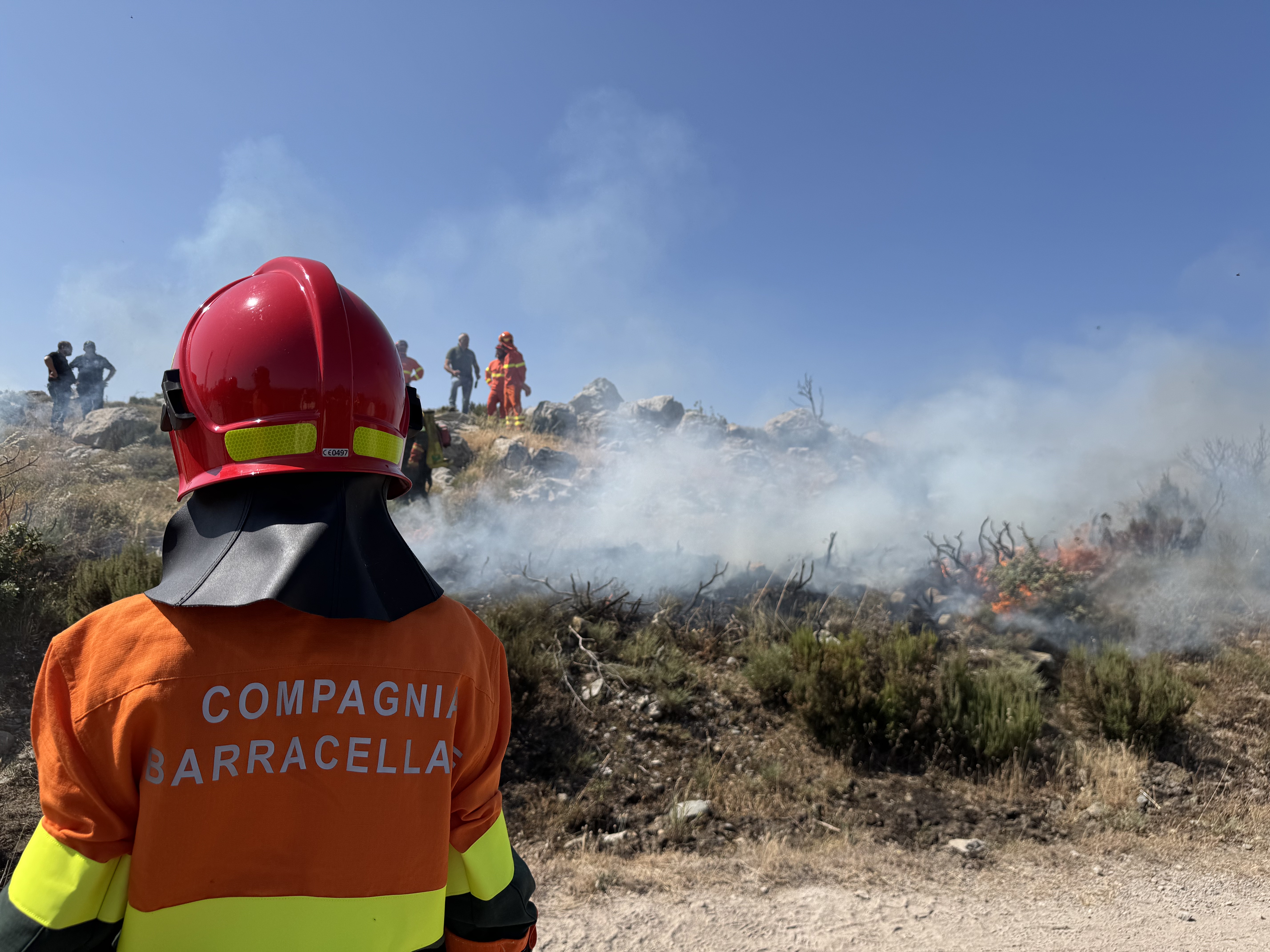 TEMA wildfire exercise in Montiferru TEMA wildfire exercise in Montiferru