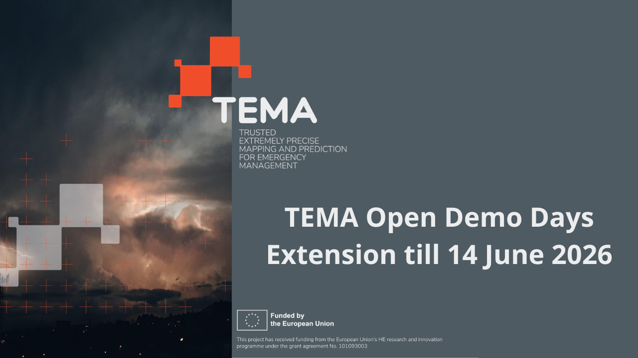 TEMA Open Demo Days - 14 June extension