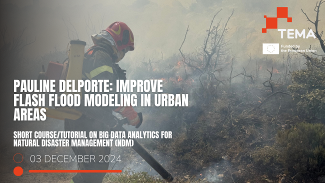 Pauline Delporte: Improve flash flood modeling in urban areas