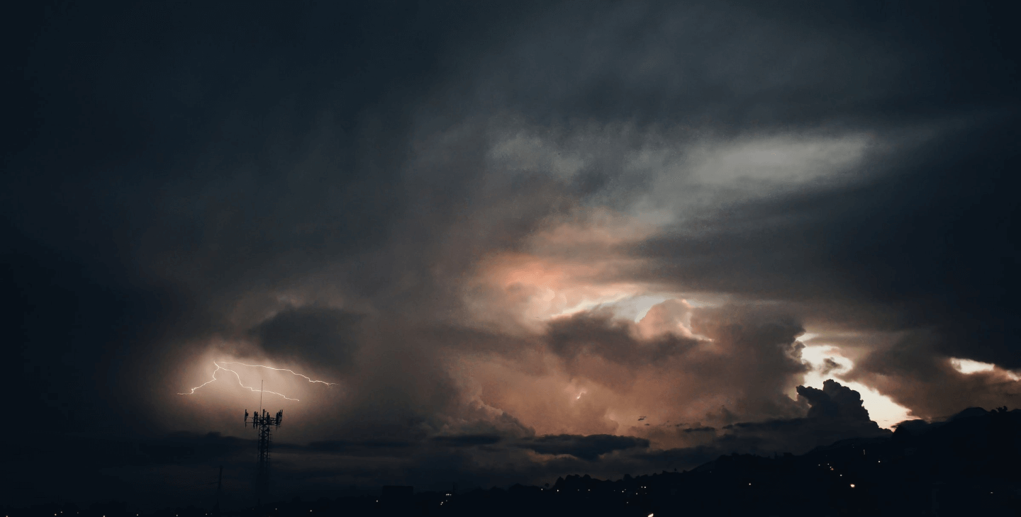 Background Image for header that show a weather storm